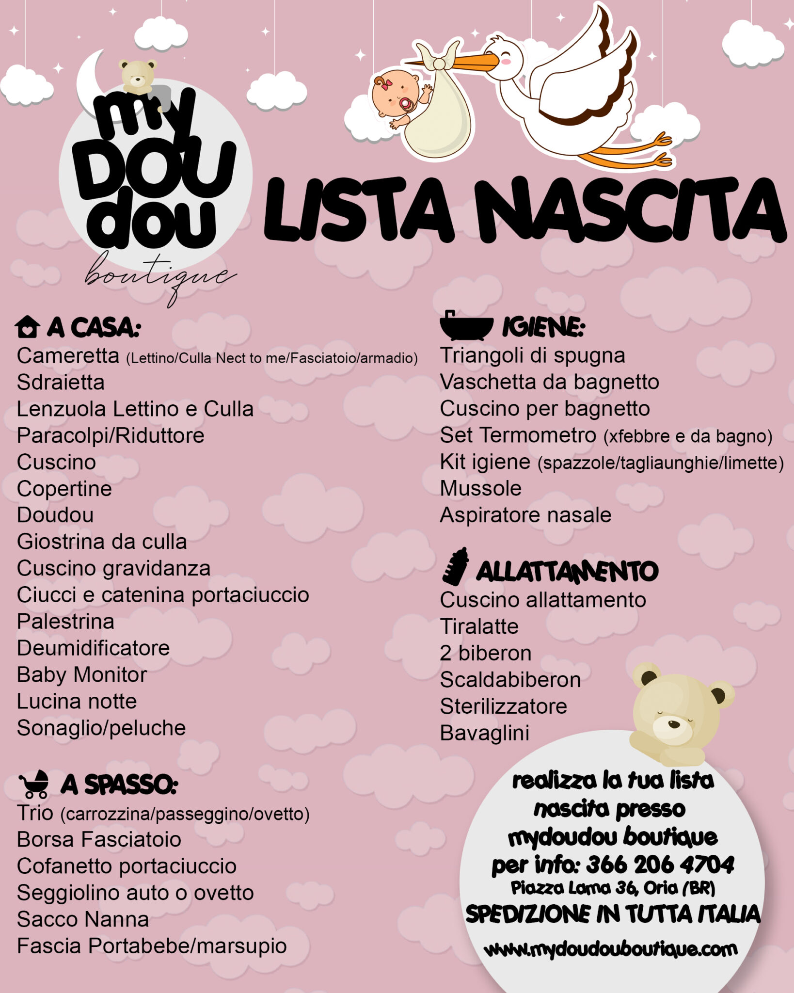 Lista Nascita | My Doudou Boutique